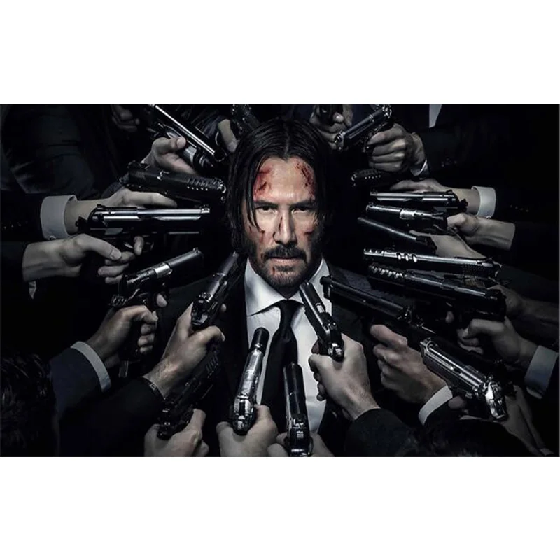 

Full square/round New 5D Diamond Painting Movie poster gun DIY Diamond Embroidery Cross Stitch Rhineston Mosaic Home Decor P597