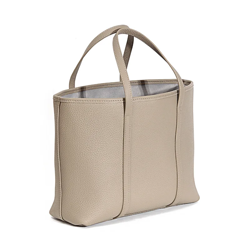 

New 2021 Soft Genuine Leather Handbag Business Shopping Ladies Shoulder Bags Fashion Elegant Female Messenger Bag Caual Totes