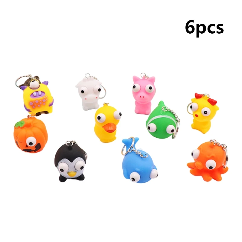 

Creative Small Toys That Can Be Squeezed Animal Key Chain Gifts for Children