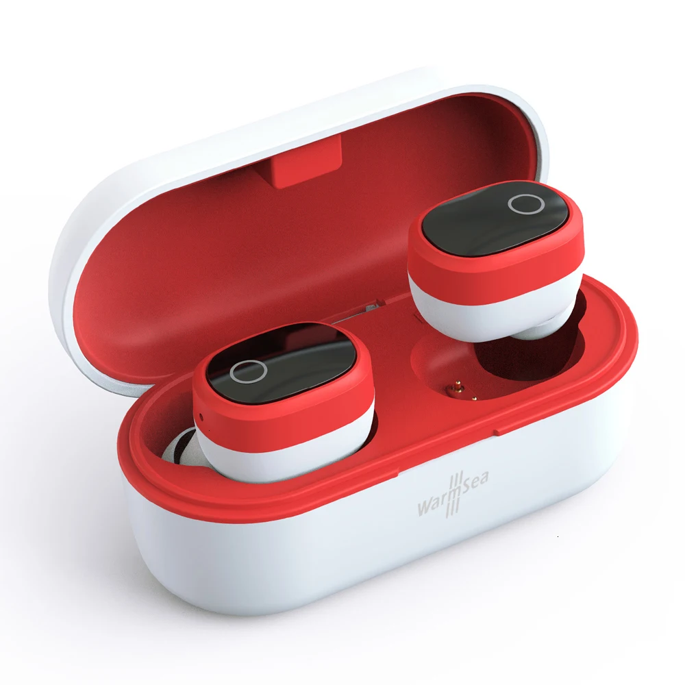Наушники WarmSea TWS Bluetooth 5,0, отличное качество звука, беспроводные наушники, гарнитура, спортивные наушники
