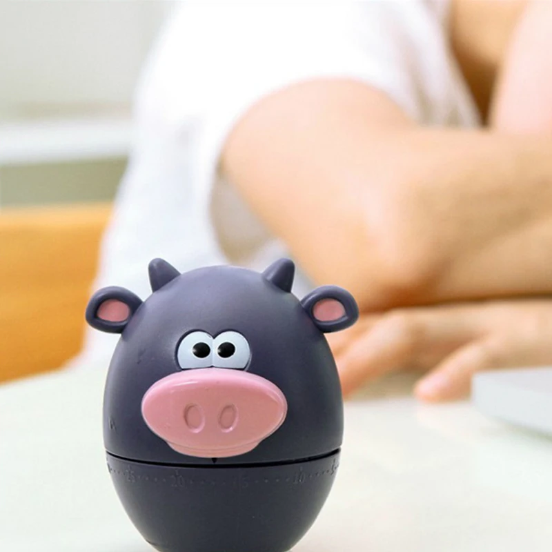 Кухонный таймер Творческий мультфильм выпечки будильник теленка в форме