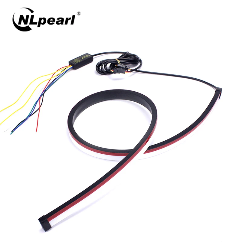 NLpearl автомобильный светильник сборки 90 см Светодиодная лента RGB Led High Mount стоп s 12V