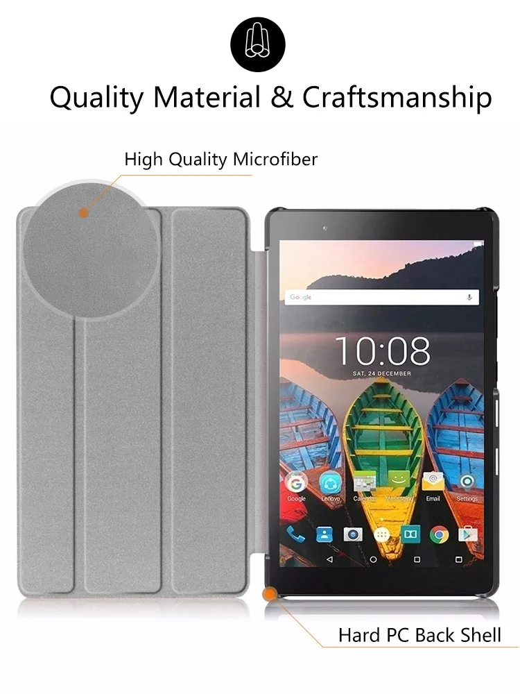 Чехол для lenovo Tab3 8 Plus и P8 TB-8703 TB-8703N 8 дюймов планшет с подставкой защитный чехол из искусственной кожи