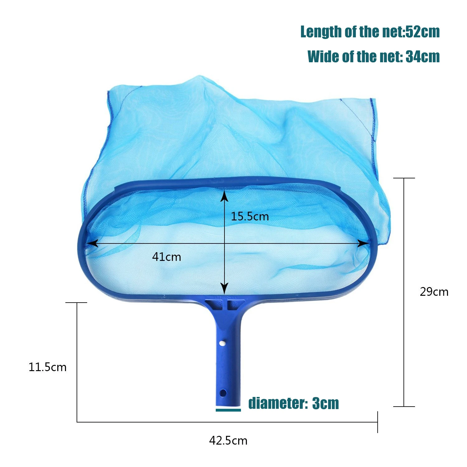 Мелкая сетка для бассейна сетчатый мешок лопатка листьев с низким