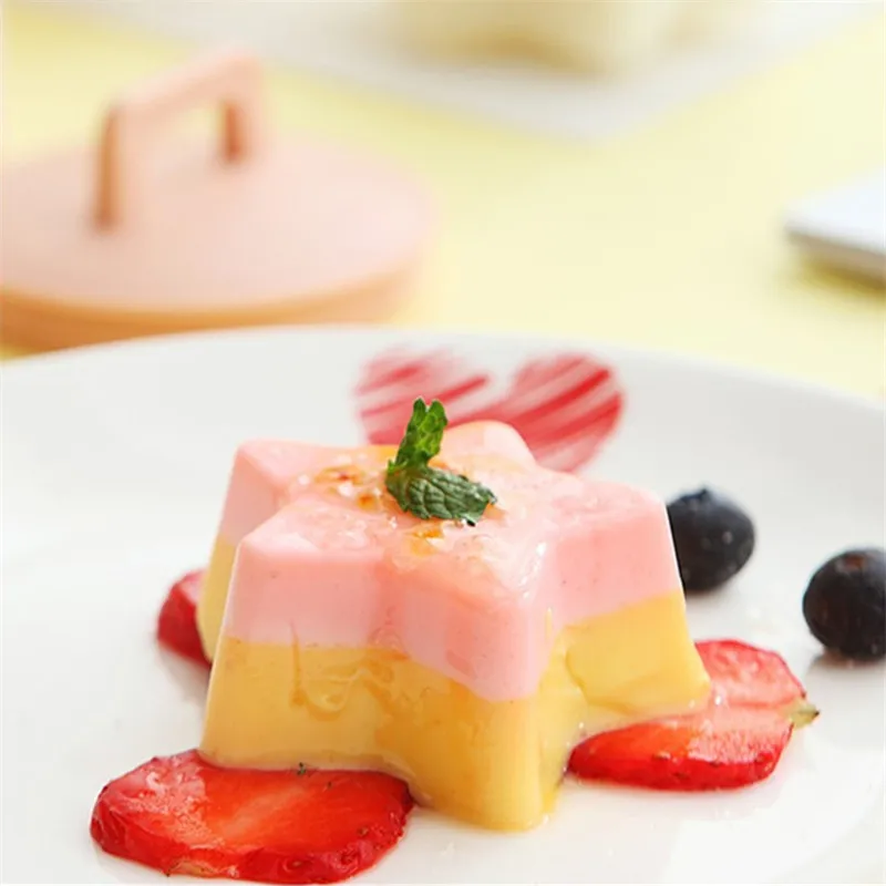 4 шт антипригарный силиконовый сердце образный Паровая камера для яиц домашняя