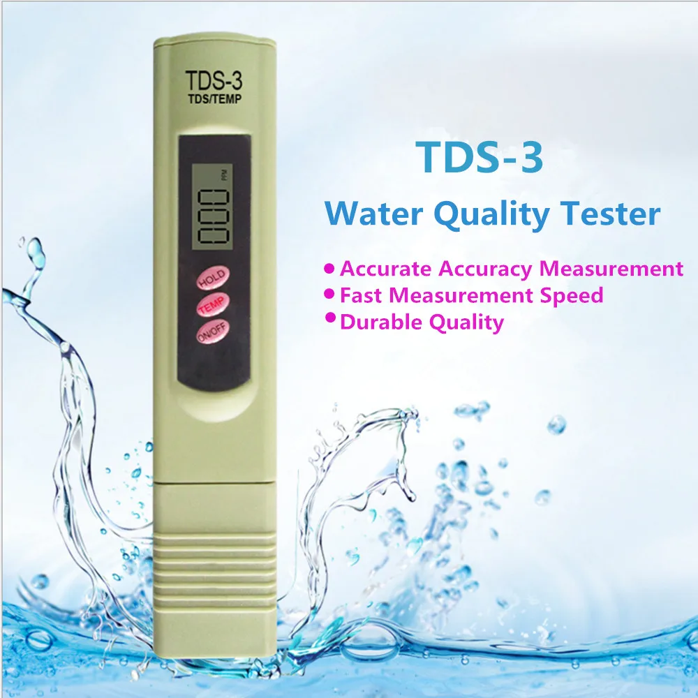 

4PCS TDS-3 TDS Pen Portable Digital TDS Meter Filter Measuring Water Quality Purity Tester tds meter