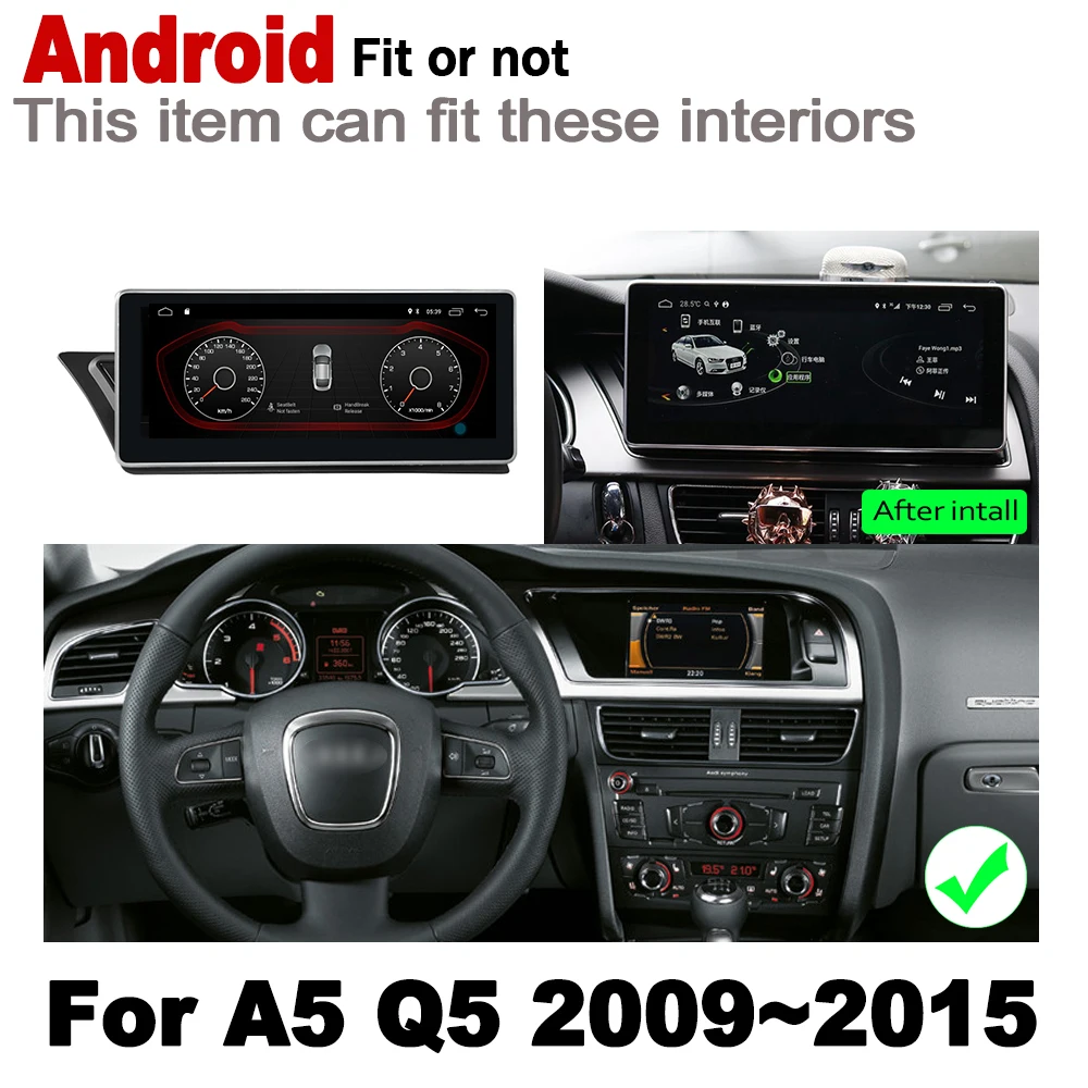 Android 7 0 IPS Автомобильный dvd плеер для Audi A5 Q5 8T 8F 8R 2009 ~ 2015 MMI оригинальный стиль
