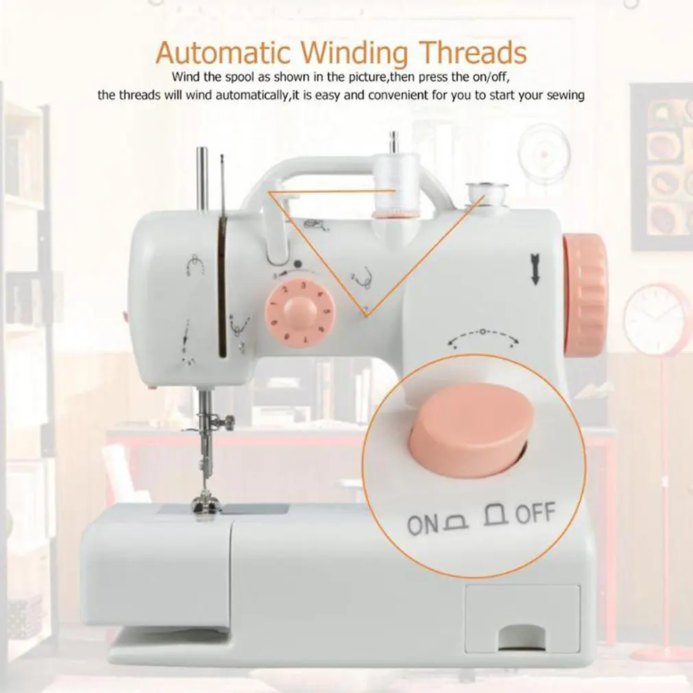 Мини-швейная машина со встроенной подсветкой | Дом и сад