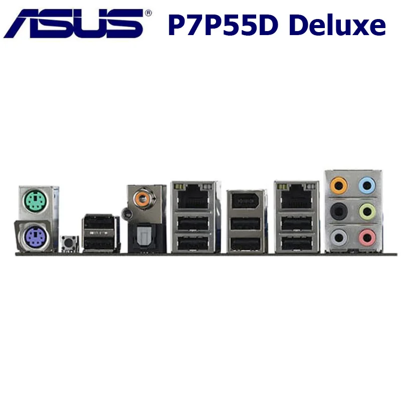 Asus P7P55D Deluxe Motherbaord Core i7/Core i5 LGA 1156 DDR3 16GB Intel P55 Original Desktop P55 Mainbaord P7P55D Deluxe 1156