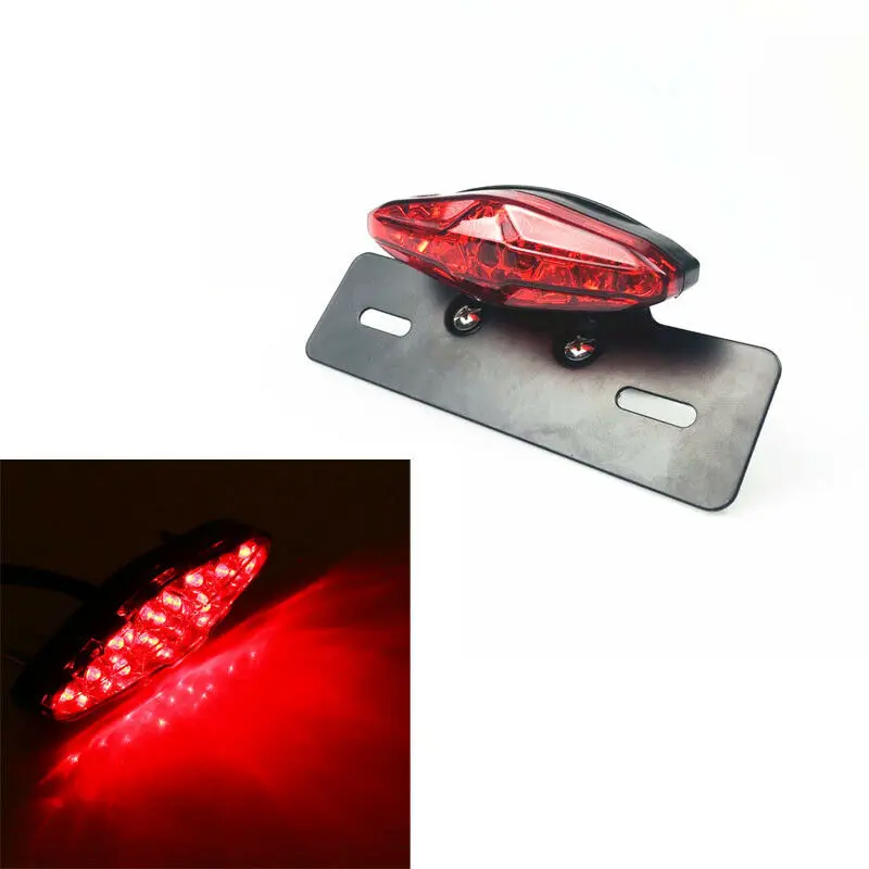 

Motorcycle ATV LED Rear Running Light Taillight Light Driving Fender Brake License Plate Light Lamp Universal