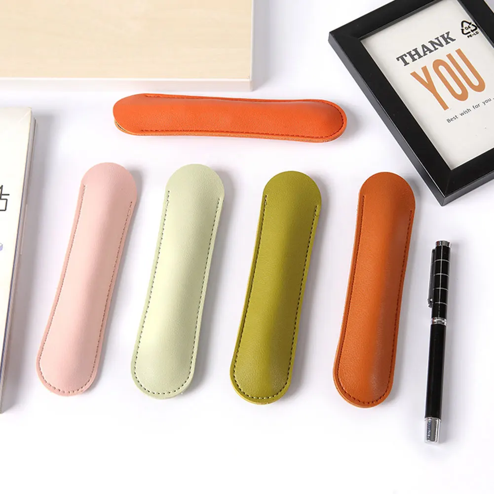 

1 шт. держатель для ручки из искусственной кожи, ретро Чехол ручной работы из воловьей кожи, портативная винтажная сумка для ручек, протектор...
