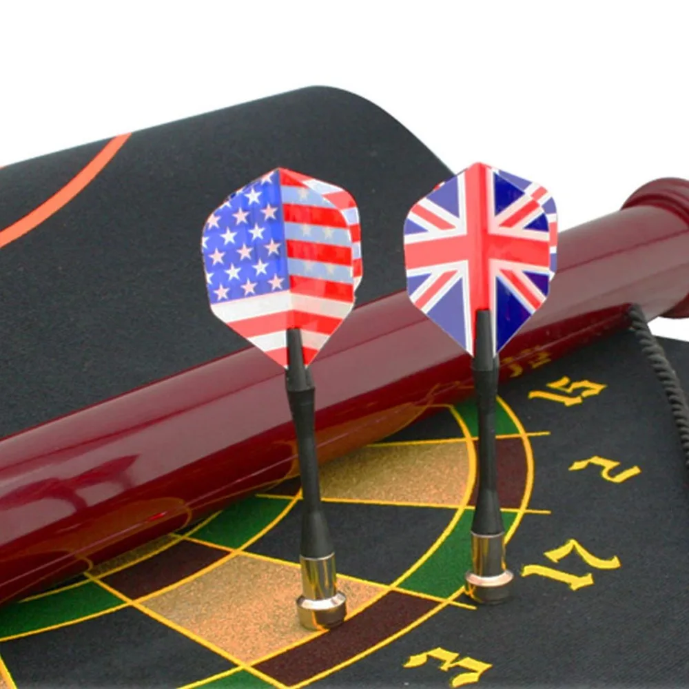 10 шт. универсальная Магнитная Дротика британский и американский флаг узор разные