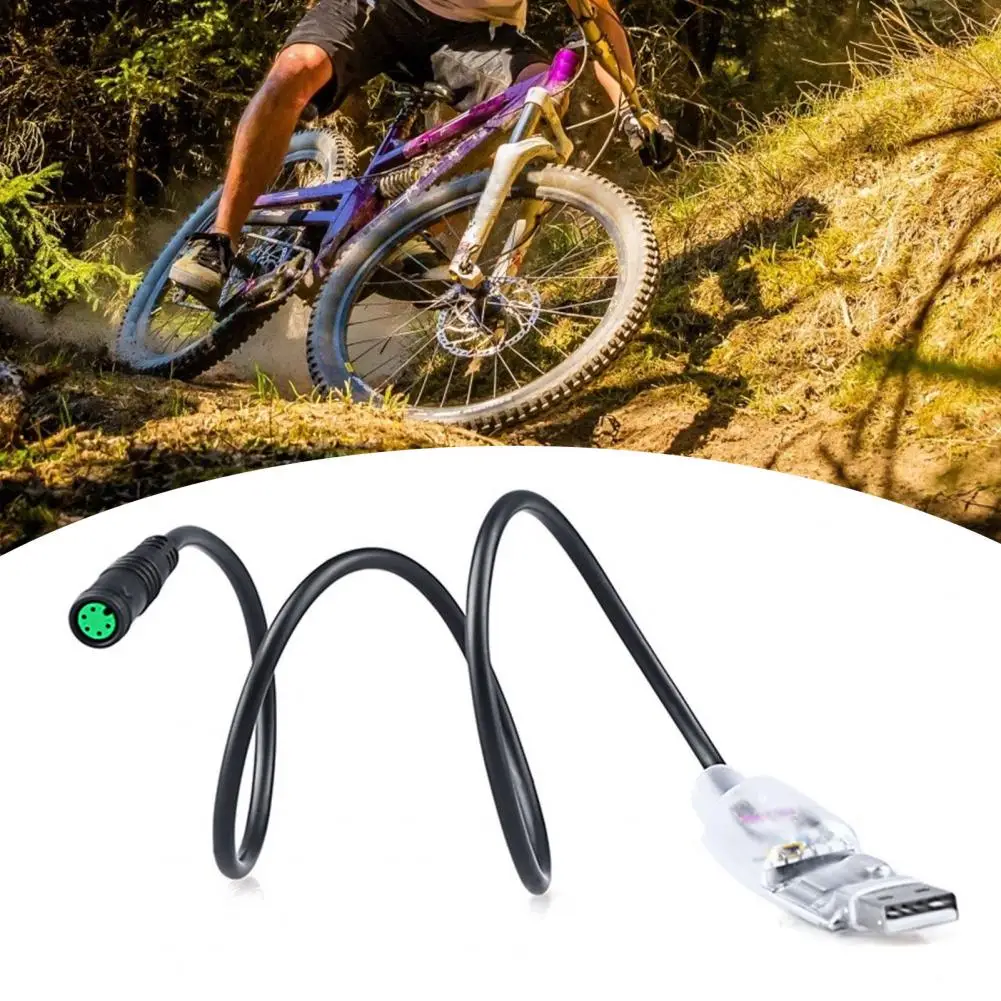 E-bike Program Cable Plastic Mid Motor USB ABS Not Easy To Break Excellent High Strength | Спорт и развлечения