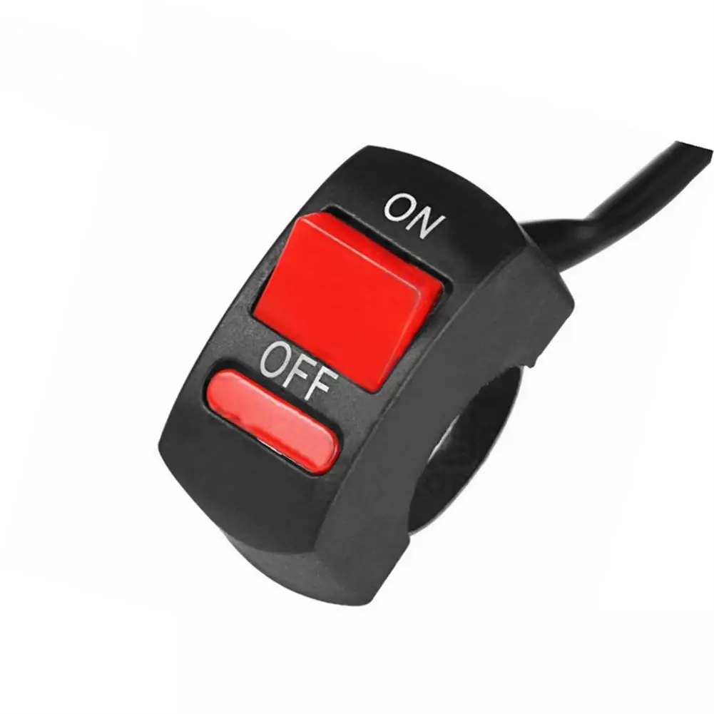 Руль мотоцикла переключатели вкл/выкл кнопка разъем кнопочный переключатель
