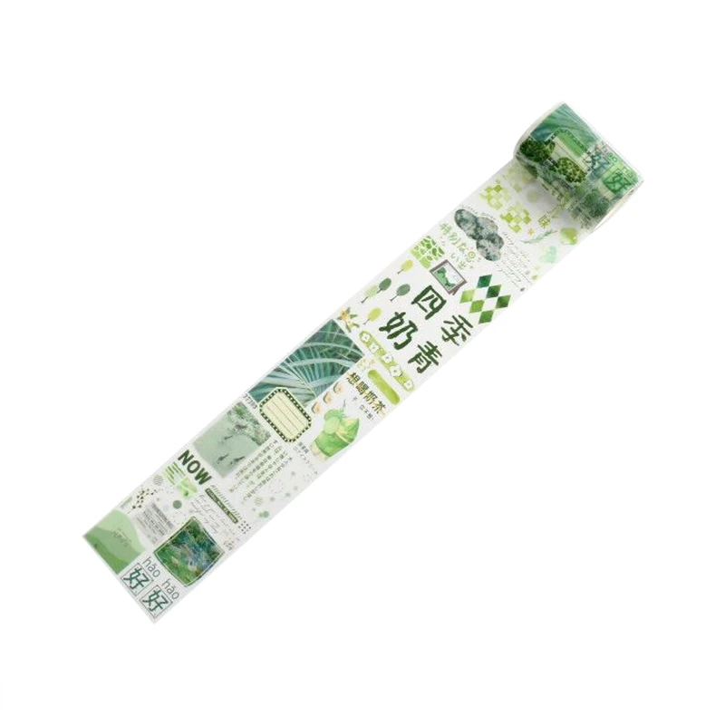 INS Стиль Путешествие прозрачный ПЭТ Васи клейкие ленты маскировки Скрапбукинг