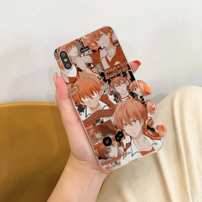 Fruits Basket Kyo Sohma Phone Case for iphone 13 8 7 6 6S Plus X 5S SE 2020 XR 11 12 pro XS MAX