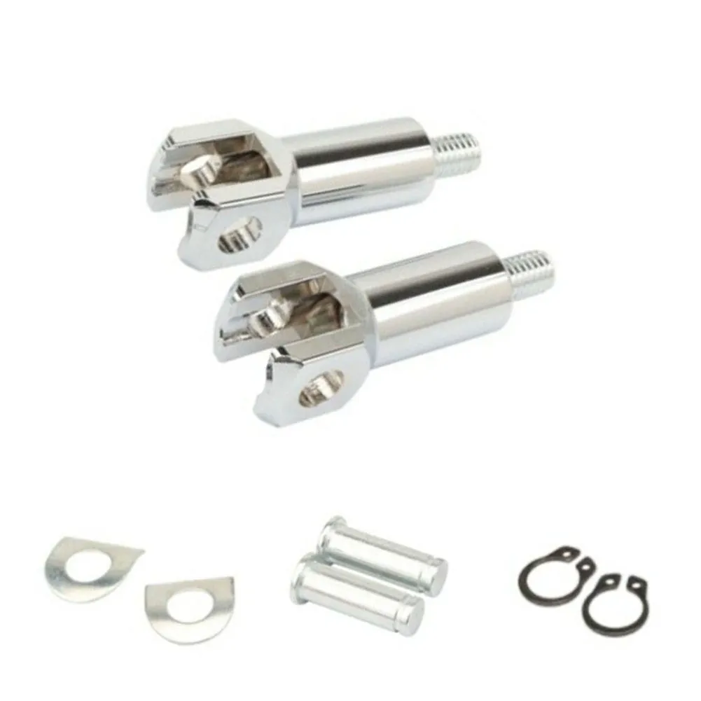 

Motorcycle Footpeg Peg Support Clevis Mount Kits Universal 2.25\" Rear Passenger Pedal Kit Assembly Moto Accessories