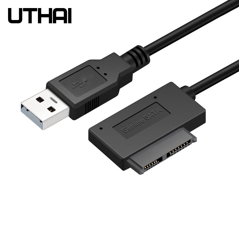 USB-кабель UTHAI T40 Slimline SATA13pin кабель оптического привода SATA7 + 6-контактный адаптера