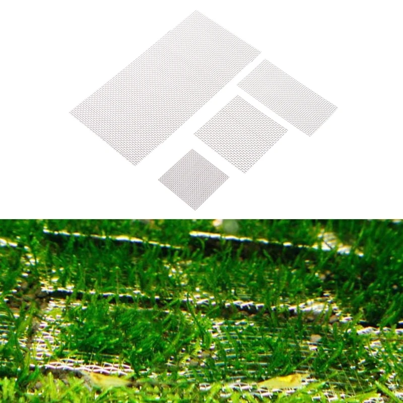 

Проволочная сетчатая подкладка для аквариума, 1 шт., растения из водного Моха, аксессуары для украшения аквариума из нержавеющей стали