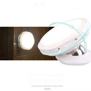 Светодиодный ночник ARILUX с поворотом на 360 градусов, перезаряжаемый настенный светильник для безопасности, светильник с датчиком движения для спальни, лестницы, кухни, светильник s