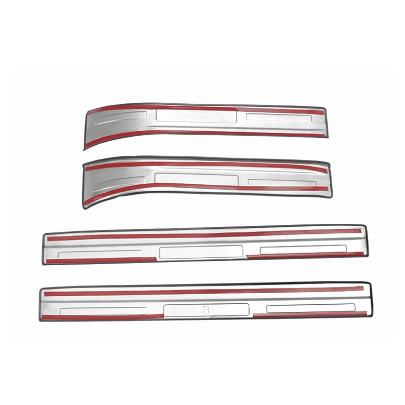 

Car Stainless Steel Welcome Threshold Trim Protector Door Sill Sticker Cover For Nissan Xtrail X Trail 2013-21 Auto Accessories