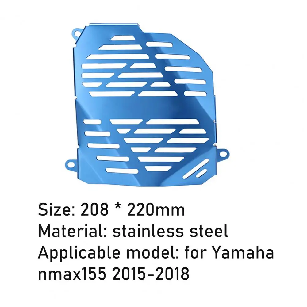 

Motorcycle Stainless Steel Radiator Guard Grille Protector Cover for YAMAHA NMAX155 2015-2018