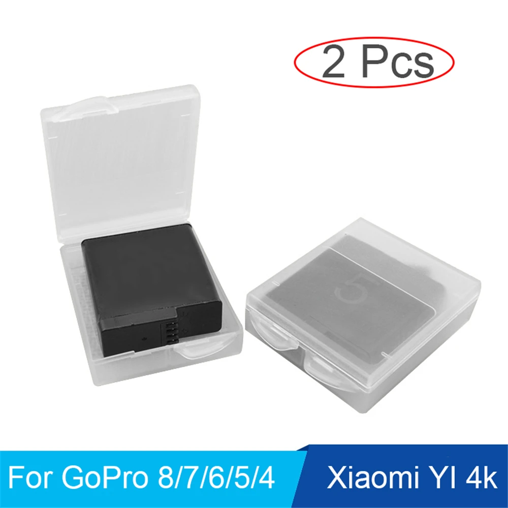 Пластиковый ящик для хранения батарей GoPro Hero 8 7 6 5 4 Xiaomi Yi MiJia 4k водонепроницаемый
