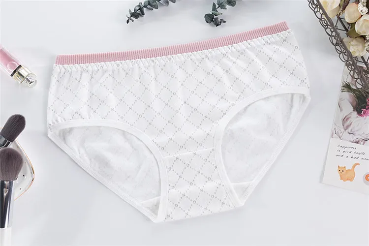 Children Cotton Underwear Cute Cartoon Print Panties Young Girls Short Briefs Breathable Underpants Teenage Girls Soft Panties