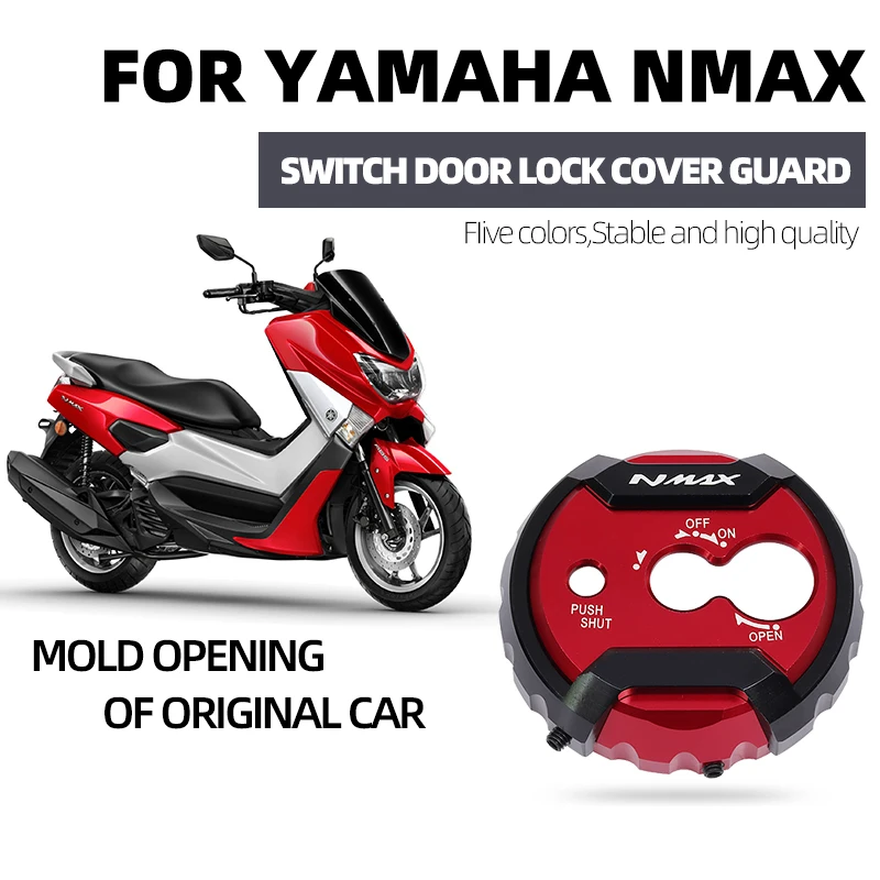 

For Yamaha N Max Nmax 155 125 150 NMAX155 NMAX125 NMAX150 2015 - 2019 Motorcycle Seat Lock Cover Cap Scooter Accessories
