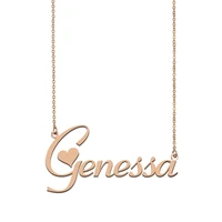 genessa name necklace custom name necklace for women girls best friends birthday wedding christmas mother days gift