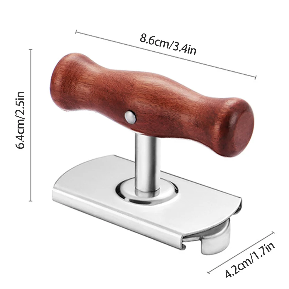 

Manual Adjustable Stainless Steel Easy Can Jar Opener Wooden Handle Screwing Lid Openers Kitchen Gadgets Can Tin Openers Bottle
