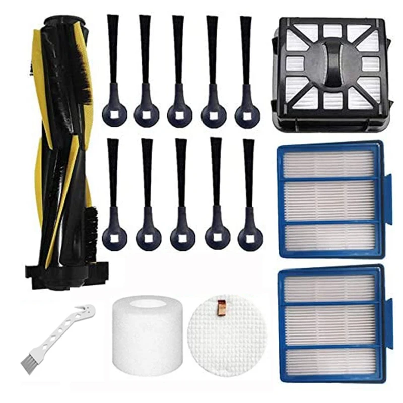 

HEPA Filter Replacement Parts for Shark IQ R101AE IQ R101 Main Brush Side Brushes Vacuum Cleaner Accessories Kit