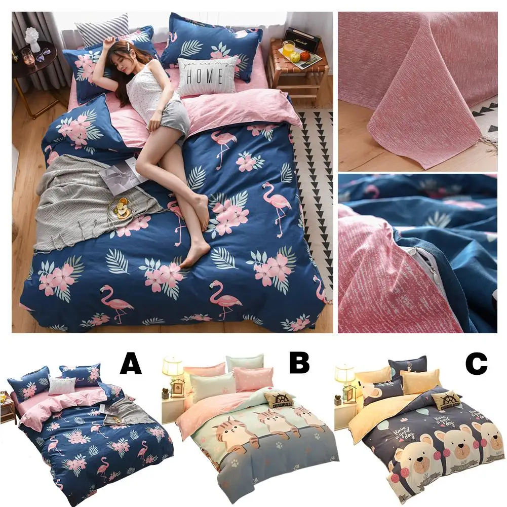 4 шт набор пододеяльников с животным рисунком дизайнерское покрывало