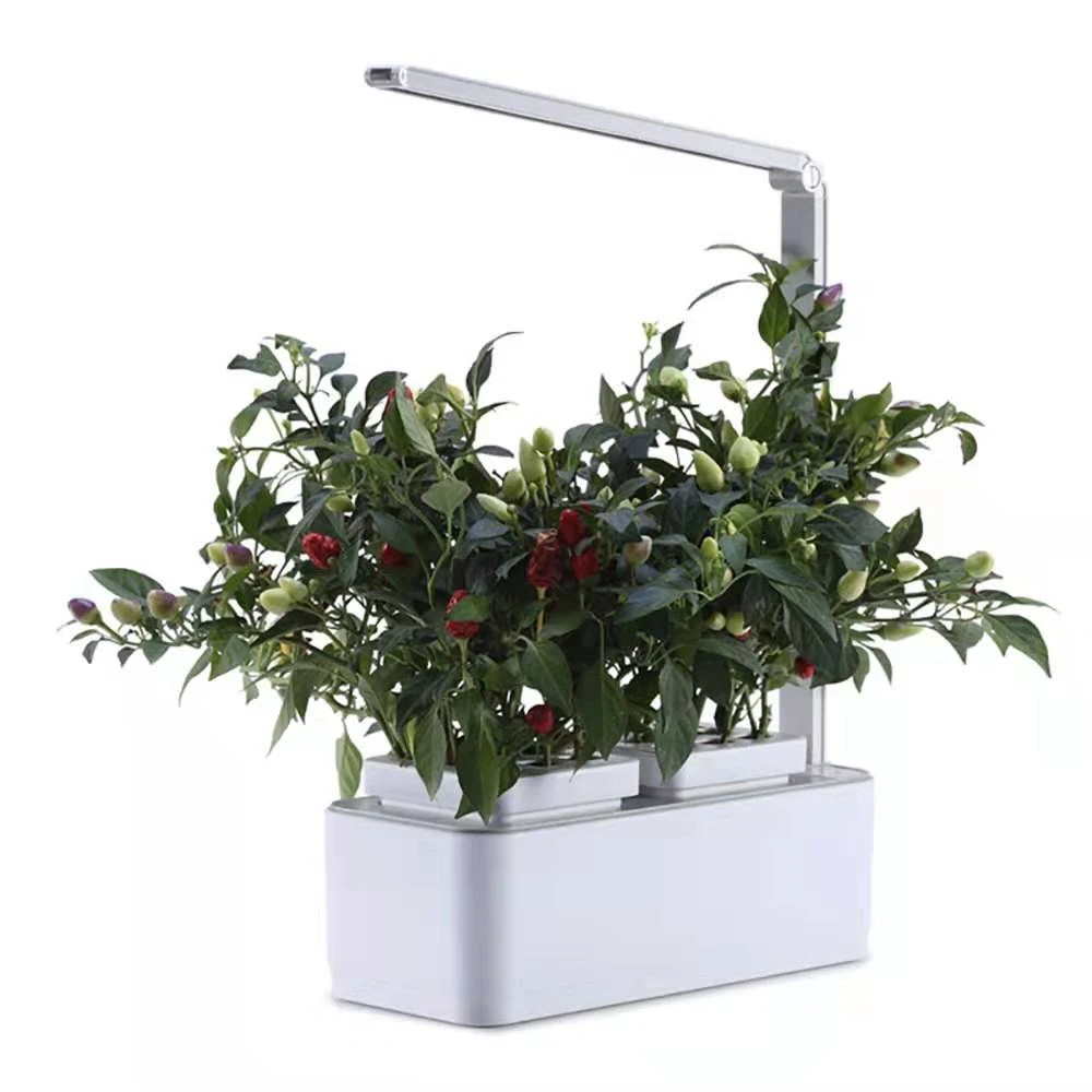 

Умный мини-цветочный горшок, креативная Гидропоника с автоматическим напоминанием, светодиодный настольный светильник для полива сада и комнатных растений