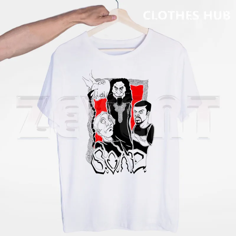 

System Of A Down SOAD Rock Metal Music Band T-shirt O-Neck Short Sleeves Summer Casual Fashion Unisex Men And Women Tshirt
