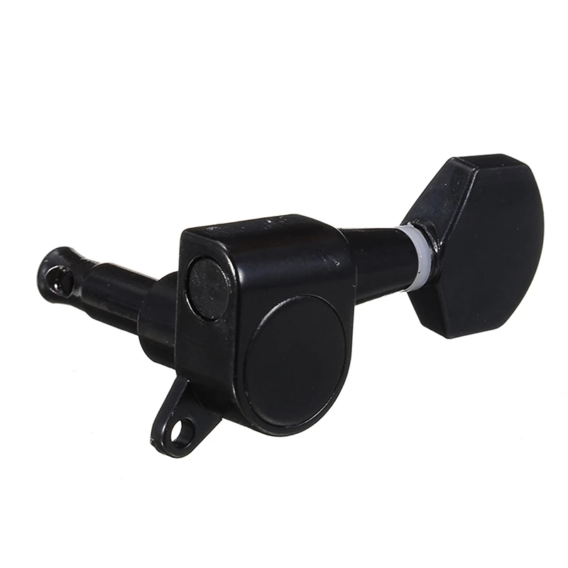 6r elektrische gitarre tuning pegs tuner hohe qualität schlüssel maschine köpfe metall material schwarz für saiten instrumente git