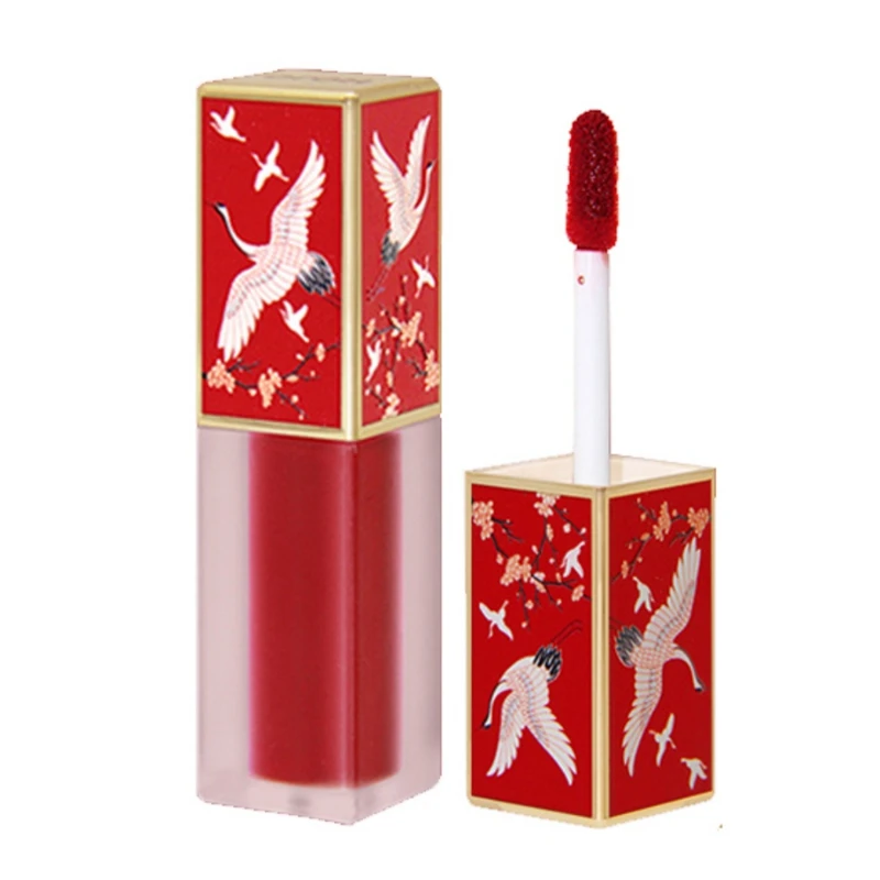 Глазурованная помада в китайском дворцовом стиле увлажняющая водостойкая
