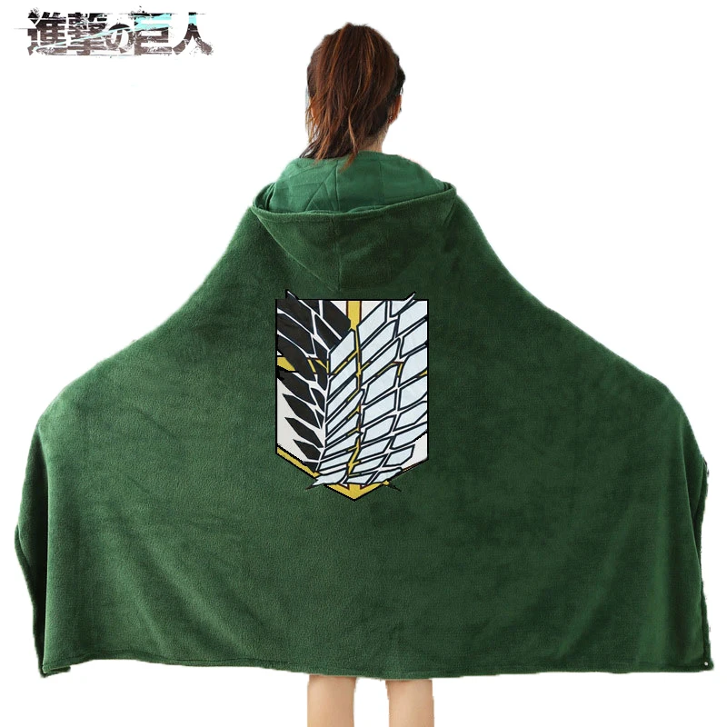 Аниме Обувь для косплея по аниме атака на Титанов Одеяло плащ Shingeki No Kyojin Scout Regiment