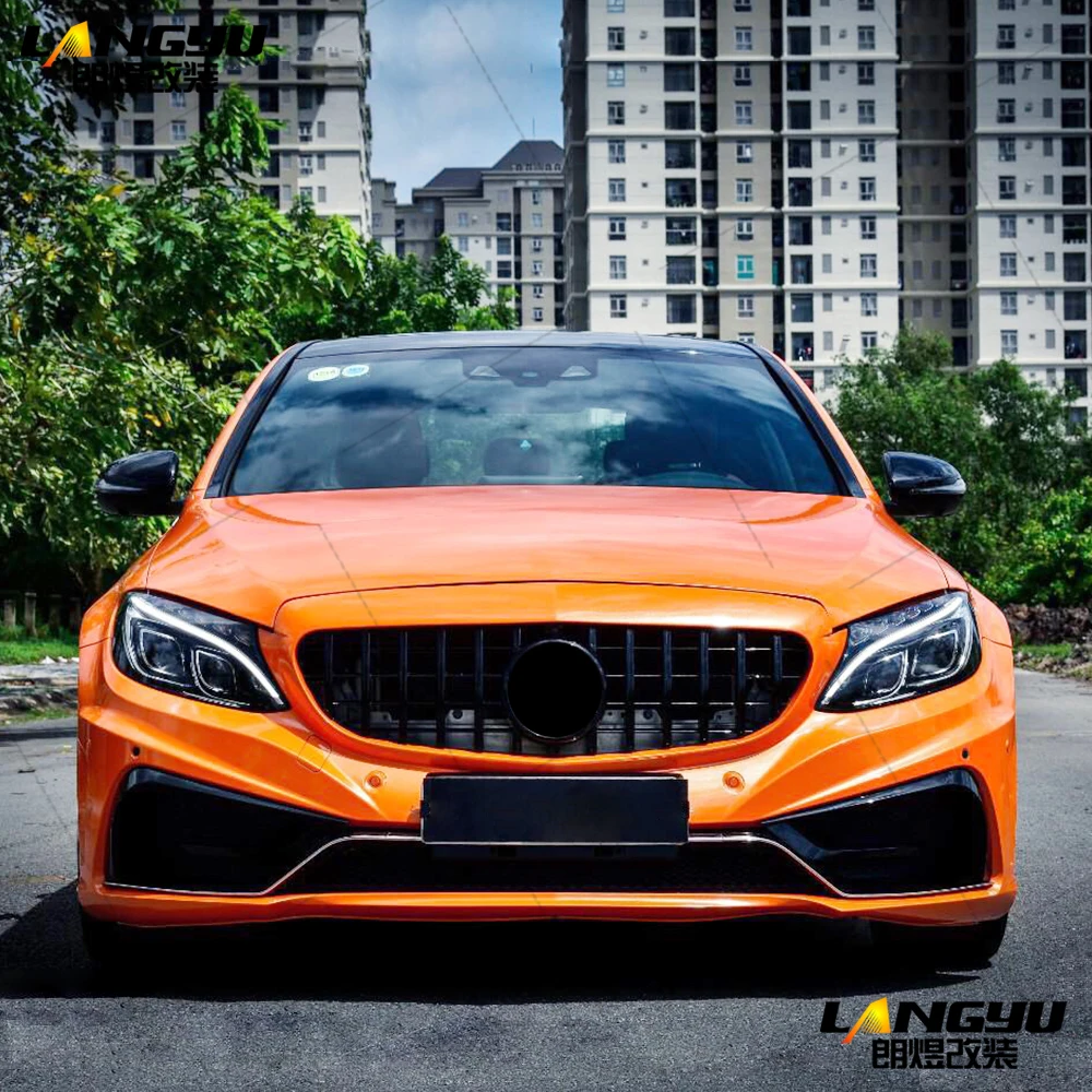 Для Mercedes Benz C Class W205 2015 2016 2017 2018 2019 2020 Carlsson стильный полипропиленовый корпус