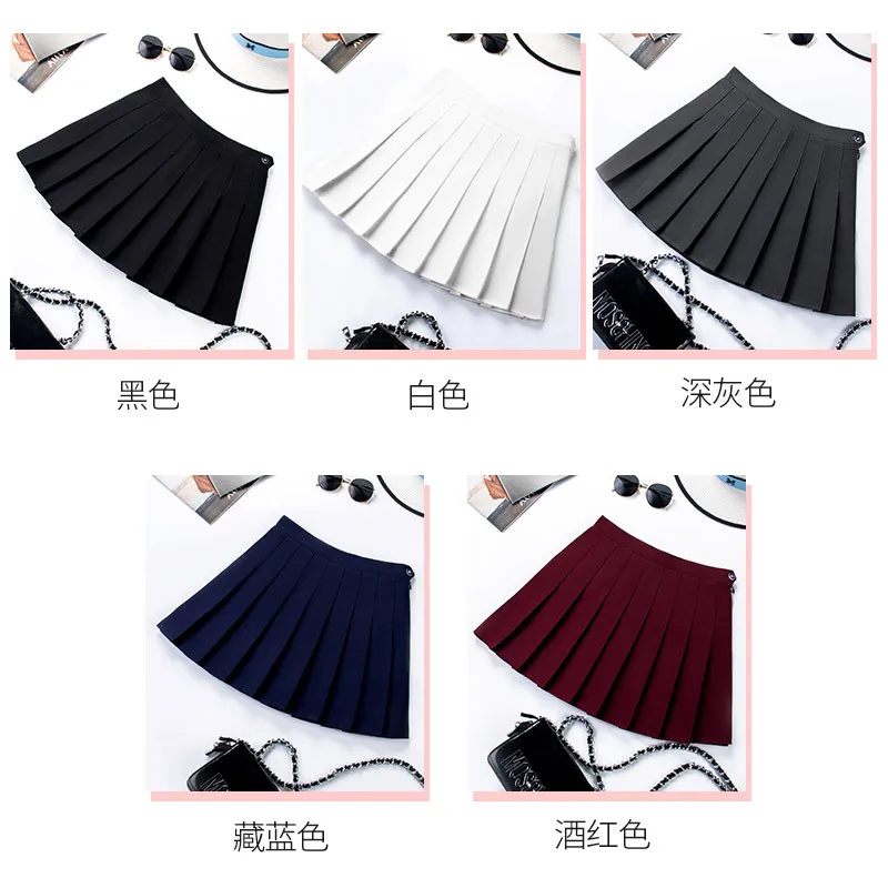 Skirt Girls A Lattice Short Dress High Waist Pleated Tennis Skirt Uniform with Inner Shorts Underpants for Badminton Cheerleader