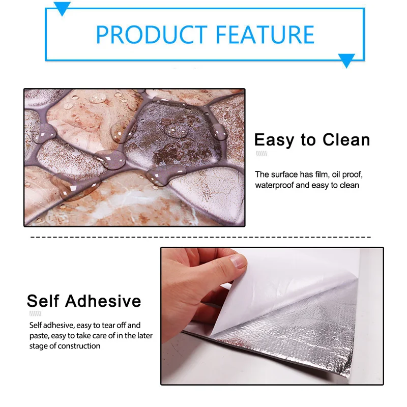 3D обои мраморная кирпичная кожура и самоклеющиеся наклейки на стены водостойкие