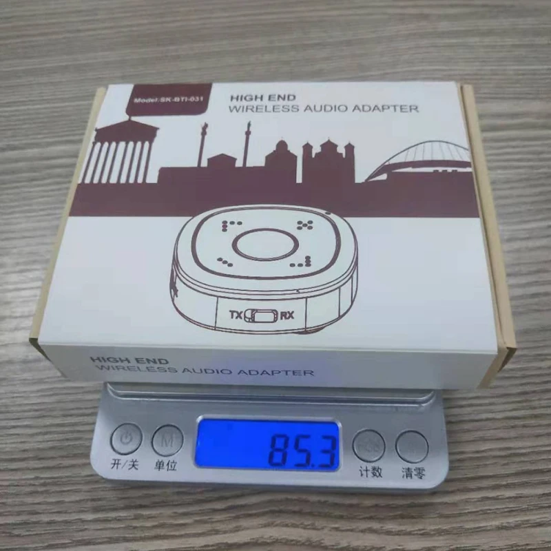Передатчик приемник для Bluetooth 5,0 аудио адаптер большой дальности портативный с AptX HD аудио и низкая задержка для ТВ ноутбук наушники