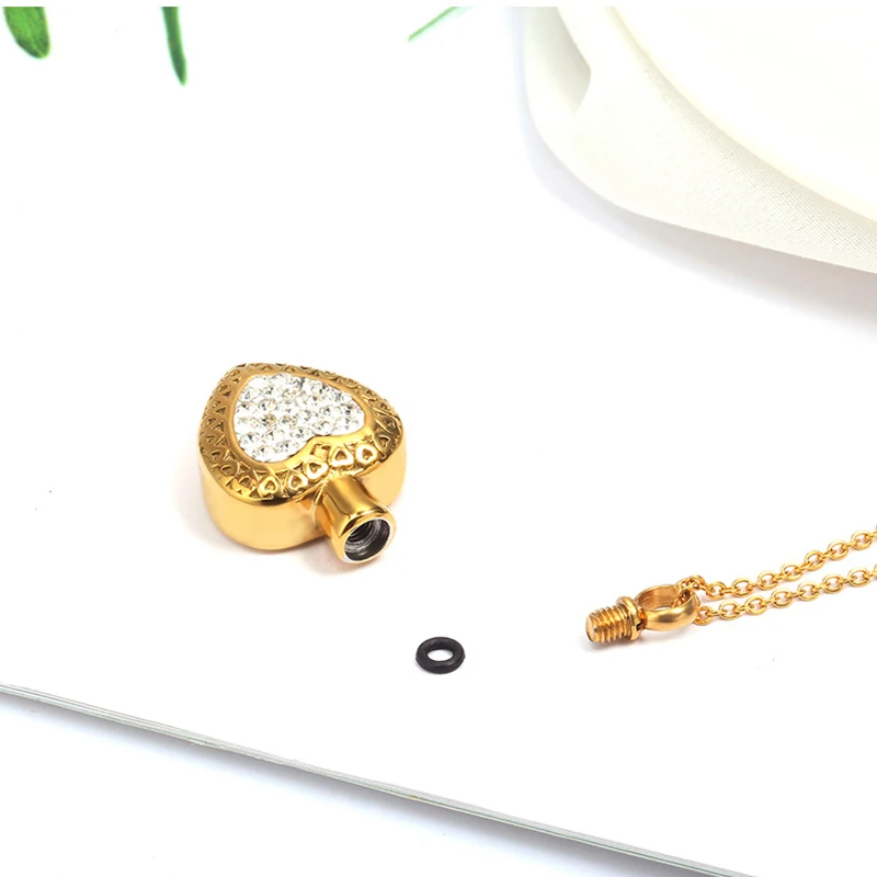 Minicremation кремации ювелирных изделий для ожерелье праха Вместе навсегда сердце