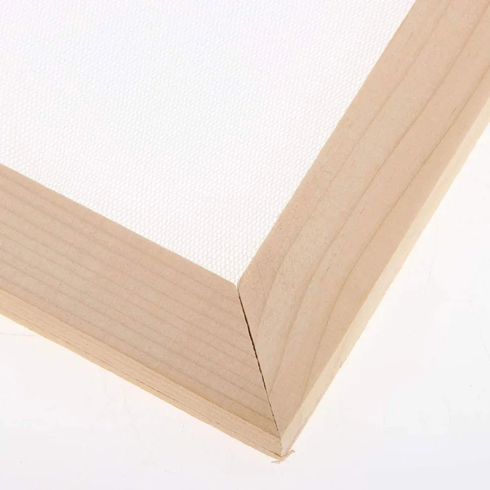 

Retro Wooden Paper Making Mesh Frame Screen Deckle Tool For DIY Crafting Papermaking Printing Dried Flowers Art Crafts Handcraft