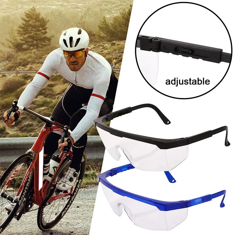 

Motorcycle Riding Goggles Adjustable Anti-Sneeze Liquid Foldable Goggles Eye Protection Windproof Lab Clear Glasses Lens Goggles
