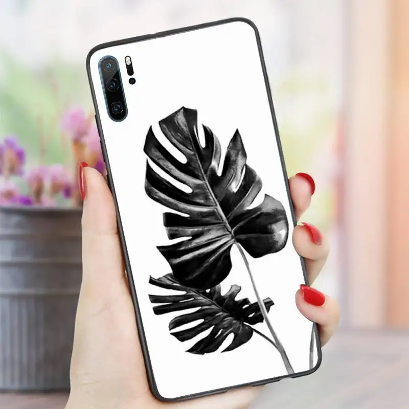 

palm leaves palm trees Phone Case For Huawei honor Mate P 10 20 30 40 i 9 8 pro x Lite smart 2019 nova 5t