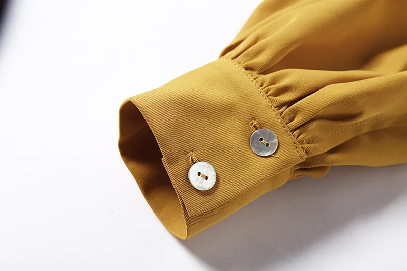 Tingfly Elegant Lantern Long sleeve Casual Blouse Women Sexy female Crop Top Lady Holiday Chic V neck blouse ZA women Clothes |