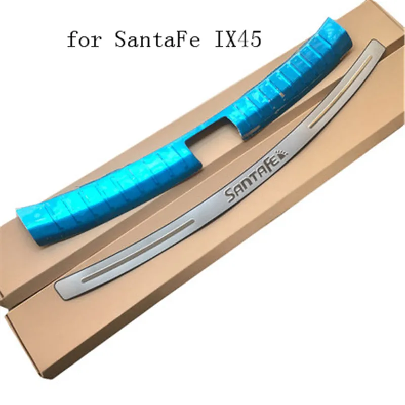 Высококачественная защита для заднего бампера из нержавеющей стали Накладка