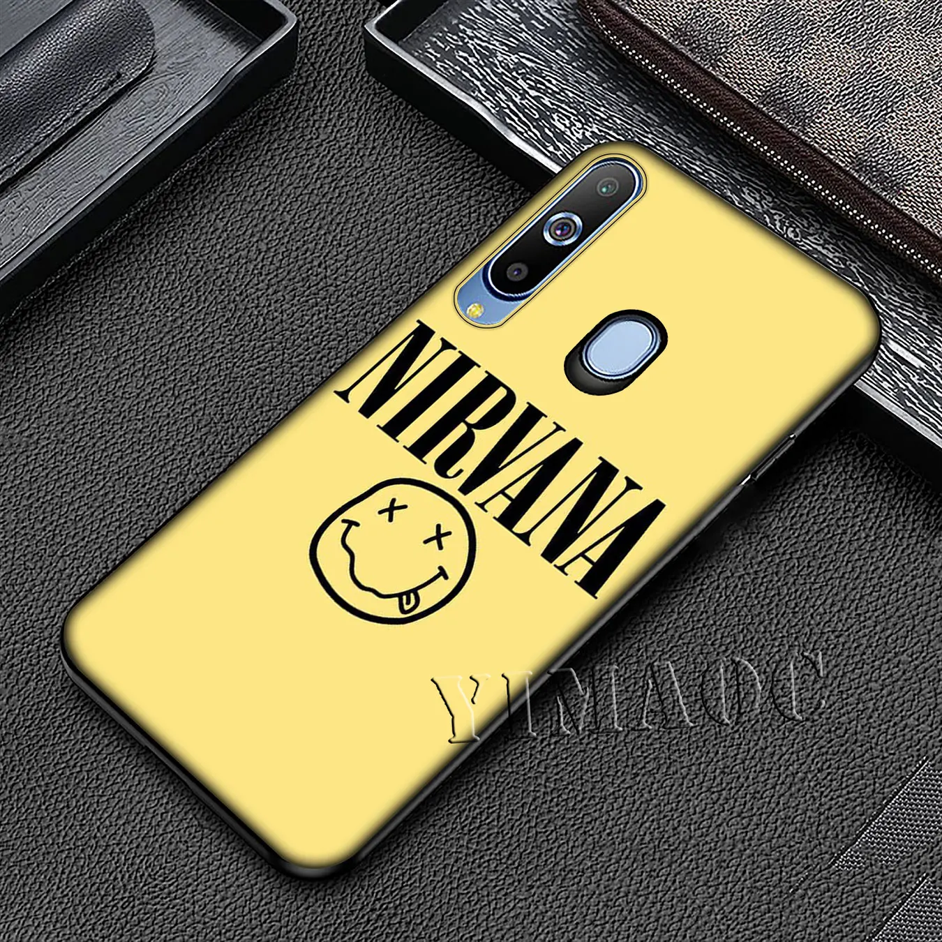 YIMAOC Nirvana Kurt Cobain Soft TPU Silicone Case for Samsung Galaxy A51 A71 A81 A91 A41 A21 A11 A01 M10 M20 M30 M40 | Мобильные