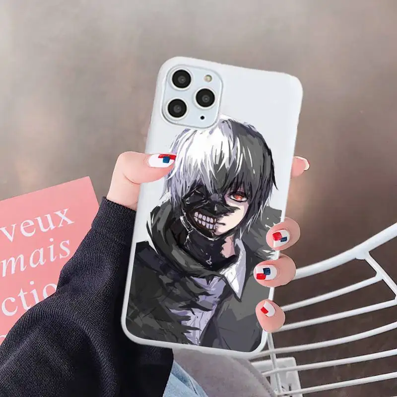 

Tokyo Ghoul Japan anime Phone Case Candy Color for iPhone 6 7 8 11 12 s mini pro X XS XR MAX Plus
